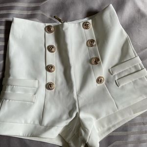 High end fabric shorts